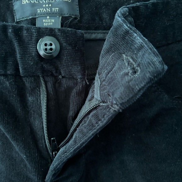 Banana Republic Size 6 Black Ryan Fit Cotton Corduroy Skinny Jeans - Picture 4 of 12